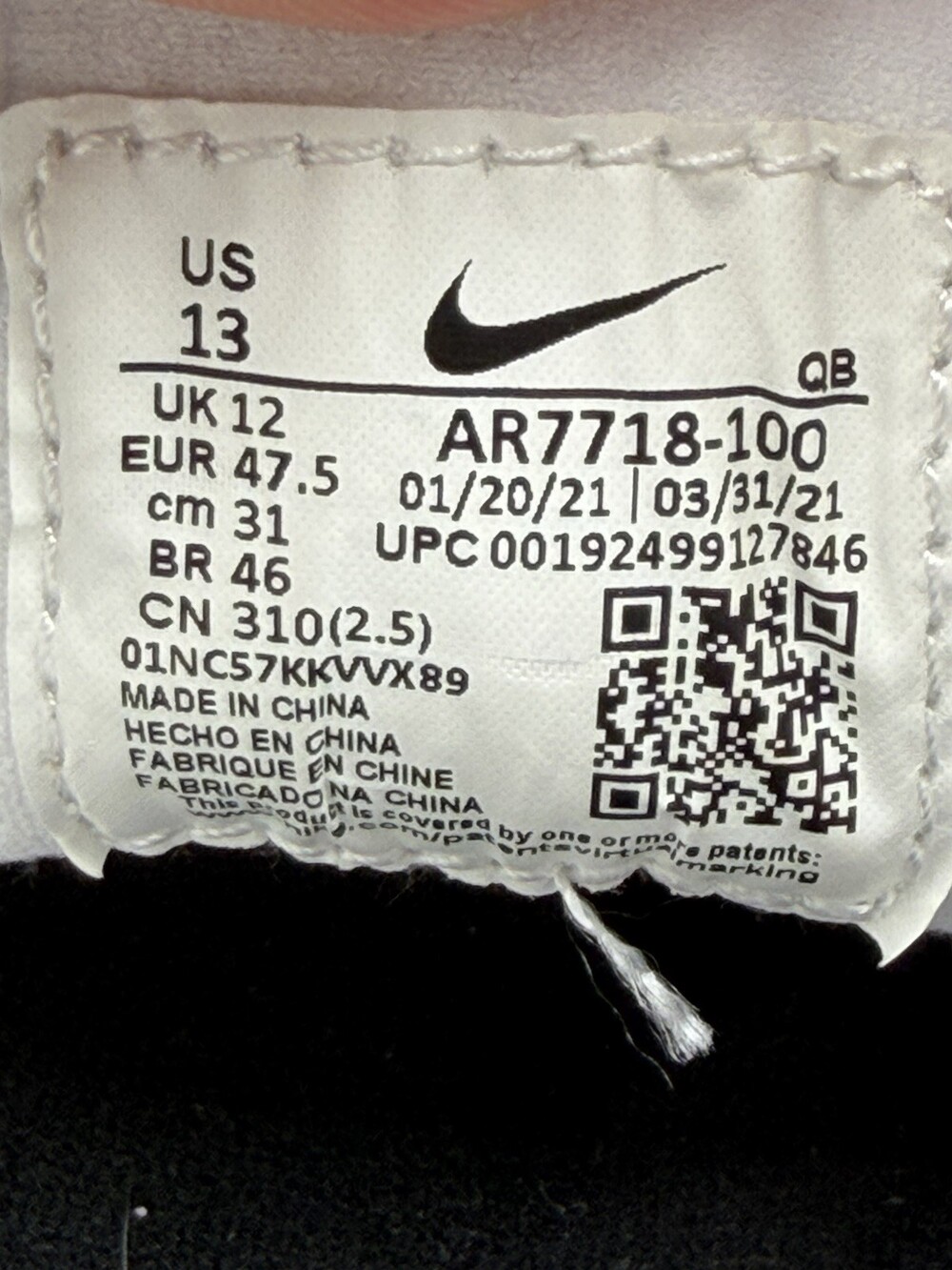 Nike SB Zoom Stefan Janoski Canvas RM Men’s Size 13  White AR7718-100 - Picture 9 of 9